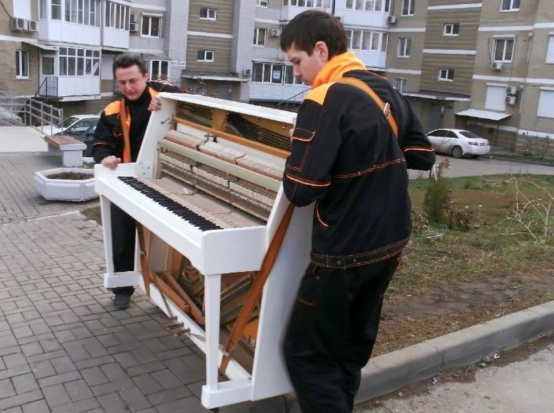 Перевозка пианино и рояля в Белорецке — цена от 811 руб., грузчики, упаковка — Мастер24